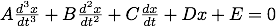 Third Order Equation